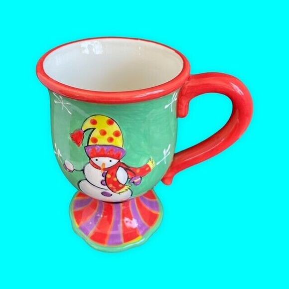 Christmas Snowman Cup Mug by Jennifer Brinley Certified International Designer - Picture 7 of 8